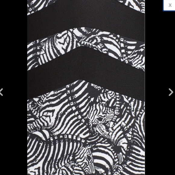 NEW Ted Baker Meirian Zebra Print Halter One-Piece Swimsuit [SZ 3‎ in TB] - Picture 3 of 7
